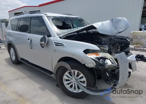 2017 Nissan Armada Sv из США, поврежденный, VIN JN8AY2NDXH9007442